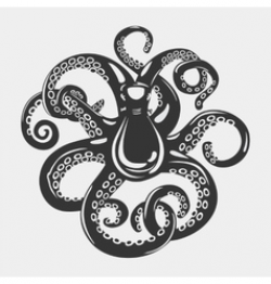 Drawn Octopus arm 2 - 238 X 250 Free Clip Art stock ...