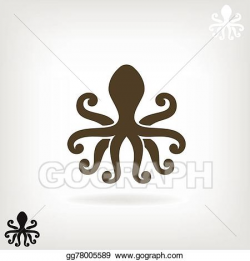 Brown Clipart octopus 22 - 450 X 470 Free Clip Art stock ...