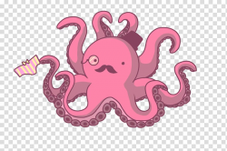 Octopus Squid Cephalopod Drawing Tentacle, gentleman ...