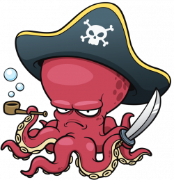 Octopus Cartoon Clip art - Pirate Octopus 771*800 transprent Png ...