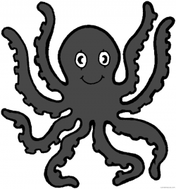 Octopus Cartoon clipart - Octopus, Graphics, Font ...