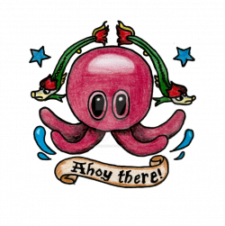 Octopus Emoji Tattoo by KineticRadio on DeviantArt