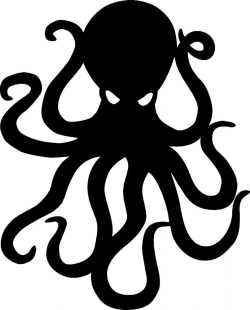 simple octopus drawing - Google Search | Silhouette ideas ...