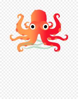Octopus Cartoon clipart - Octopus, Orange, Cartoon ...