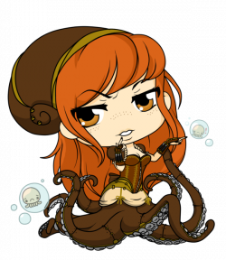 SeaGears - Octopus Queen by Mibu-no-ookami on DeviantArt