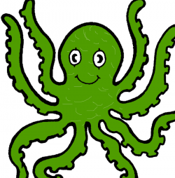 Green Leaf Background clipart - Octopus, Cartoon, Green ...
