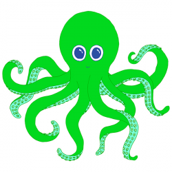 Octopus clipart green pencil and in color octopus jpg ...
