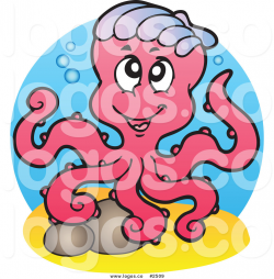 Royalty Free Happy Octopus Logo by visekart - #2509