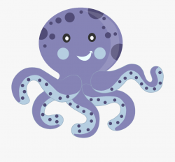 Octopus Clipart Ocean Life - Sea Creatures Clipart, Cliparts ...
