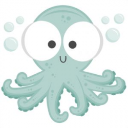 Octopus ocean clipart sea digital clip art printable under ...
