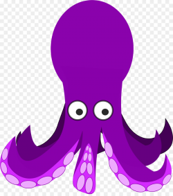 Octopus Cartoon clipart - Octopus, Squid, Purple ...