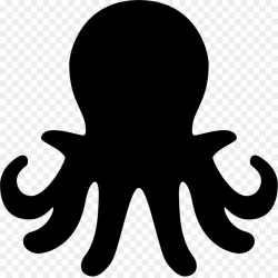 Octopus Cartoon clipart - Silhouette, Octopus, Line ...