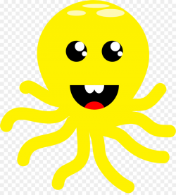 Octopus Cartoon clipart - Smiley, Octopus, Smile ...