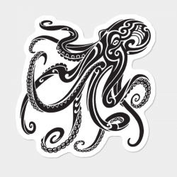 Tribal Octopus Sticker By C340 Design By Humans