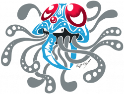 Tentacool Tribal: Colored by Tatta-doodles on DeviantArt