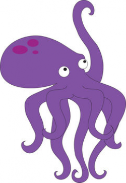 Purple octopus clipart - Clipartix