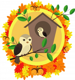 Bird Autumn Clip art - Cartoon Bird's Nest 900*955 transprent Png ...