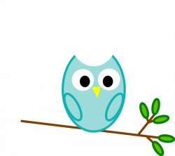 Mint Owl Clip Art at Clker.com - vector clip art online, royalty ...
