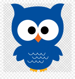 Baby Owl Cartoon Clipart Owl Clip Art - Blue Owl Clip Art ...