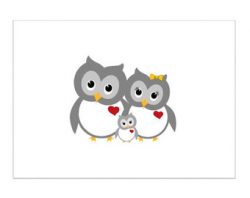 Mommy and daddy owl clipart - Clip Art Library
