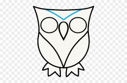 How To Draw Owl - Drawing Of A Owl Easy Clipart (#1009561 ...