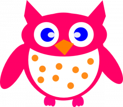 Pink Owl Clip Art at Clker.com - vector clip art online, royalty ...