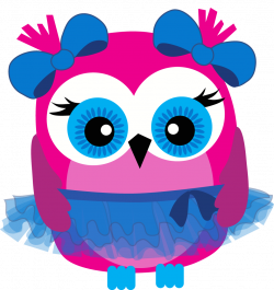 Pink Owl Clip Art #3406