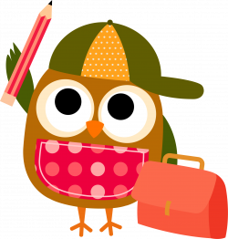 Owl Student Clipart Hd | Letters