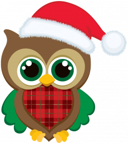 Christmas Owls - Minus | Christmas Clip Art 2 | Pinterest ...