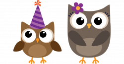 Owl Birthday cake Party - Simple hand-painted cartoon owl hat mother ...