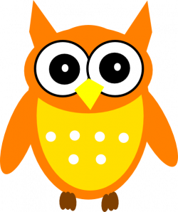Orange Owl Clip Art at Clker.com - vector clip art online ...