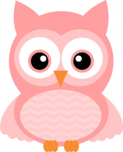 Chevron Owl Clipart ~ Pastel Colors