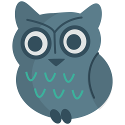Simple clipart owl - Pencil and in color simple clipart owl
