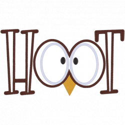 Owl saying clipart