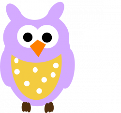 Purple Owl And Dots Clip Art at Clker.com - vector clip art online ...