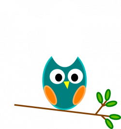 Blue And Orange Owl Clip Art at Clker.com - vector clip art online ...
