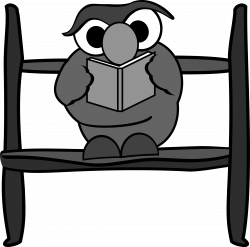 Owl Reading Clipart - ClipartBlack.com