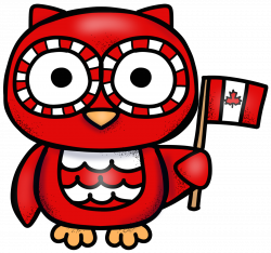 Educlips Design: Freebie Canada Day Owl