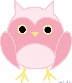 Owl Cute Pink Clip Art - Sweet Clip Art