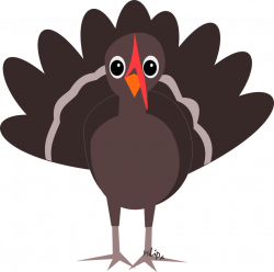 Black Thanksgiving Turkey PNG clip art