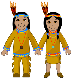 Thanksgiving clipart indian - Pencil and in color thanksgiving ...