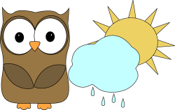 Owl Classroom Weather Helper | Clip art for schedules ...