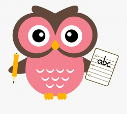 Reading Girl Owls Clipart - Writing Owl Clipart #11631 ...