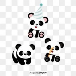 Panda Cartoon PNG Images | Vector and PSD Files | Free ...
