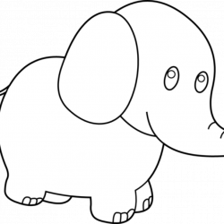 Elephant Clipart Outline camping clipart hatenylo.com
