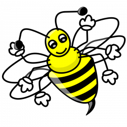 Free Honey Bee Illustration, Download Free Clip Art, Free Clip Art ...