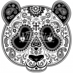 DAY OF THE DEAD PANDA MASK | The Wild Side