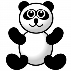 Clipart - Panda toy