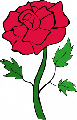 Red Rose Outline Clipart | Clipart Panda - Free Clipart Images