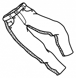 Clipart - trousers - lineart